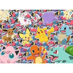 Puzzle 100 pièces XXL : Pokémon : Prêt pour la bataille ! Coloris Unique  - vertbaudet enfant