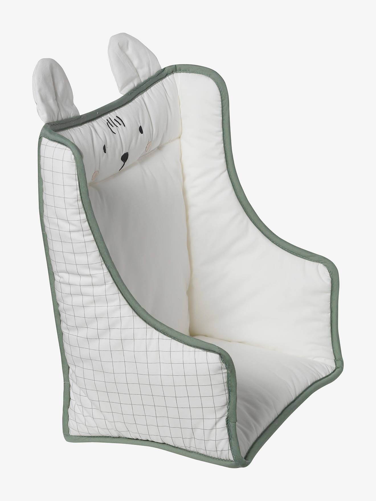 Coussin de chaise haute VERTBAUDET écru