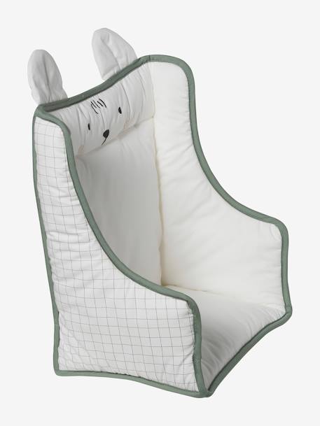 Vertbaudet - Coussin de chaise haute écru