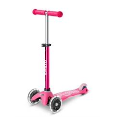 Jouet-Trottinette Enfant - MICRO - Mini Micro Deluxe Rose Led - 3 roues - Loisir