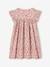 Robe fille imprimée fille manches à volants blanc imprimé+rose pâle+vert émeraude 8 - vertbaudet enfant 