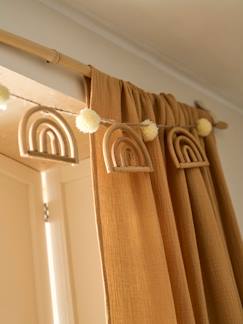 Linge de maison et décoration-Décoration-Rideau-Rideau tube tamisant en gaze de coton