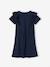 Robe avec volants en broderie anglaise fille marine 2 - vertbaudet enfant 