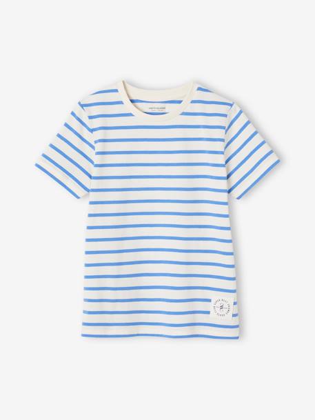 Garçon-T-shirt garçon rayé manches courtes