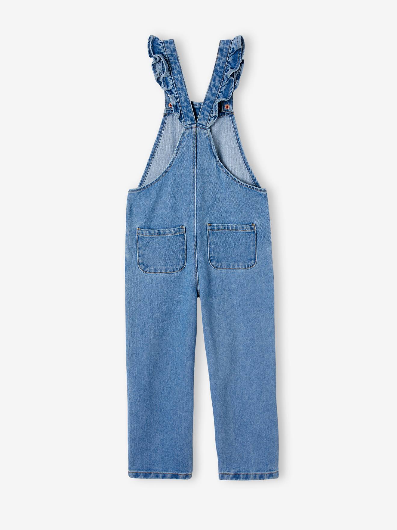 Salopette Jean Fille Hanna Andersson Taille 5 (120) – Denim Bleu – Été/Printemps