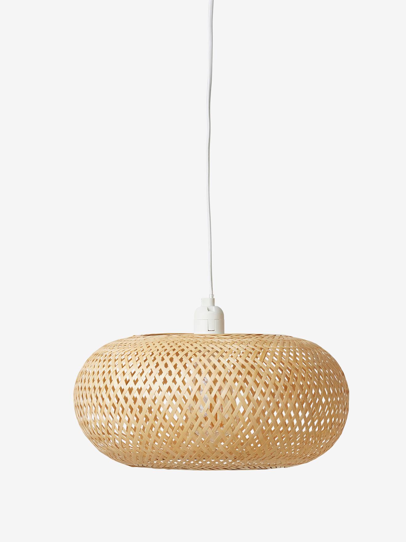 Abat-jour pour suspension boule en bambou