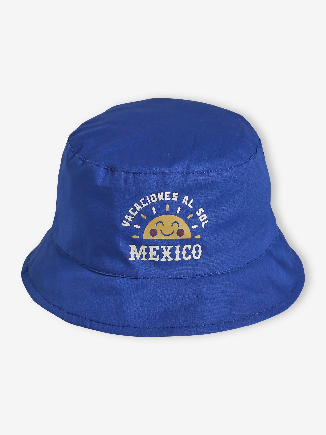 Bob réversible Mexico bébé garçon bleu roi
