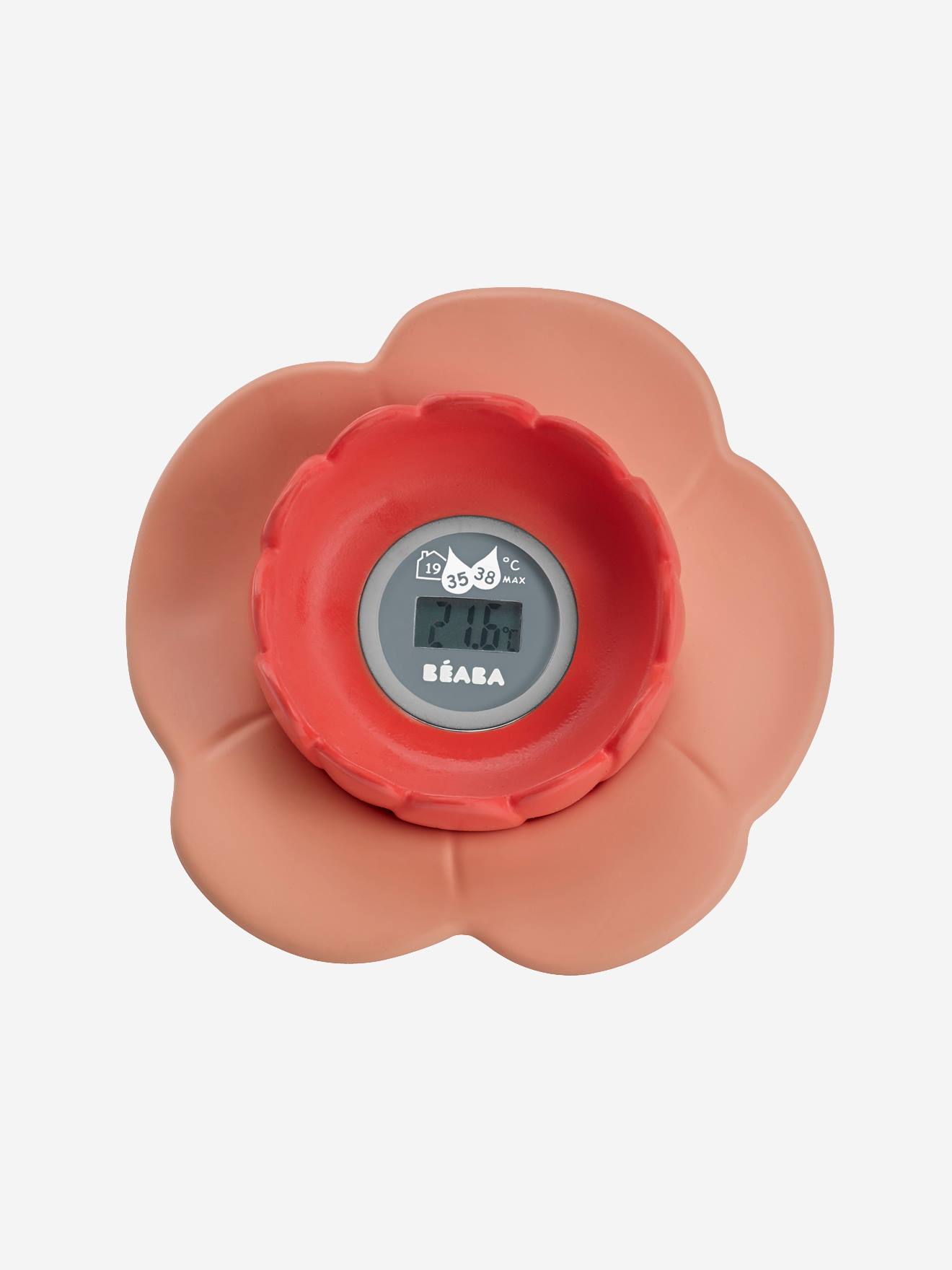Thermometre De Bain Lotus Beaba Corail Rose Beaba