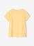 Lot de 3 t-shirts Basics détails irisés fille framboise+jaune pastel+lot camel+lot encre+marine+vert sauge 13 - vertbaudet enfant 