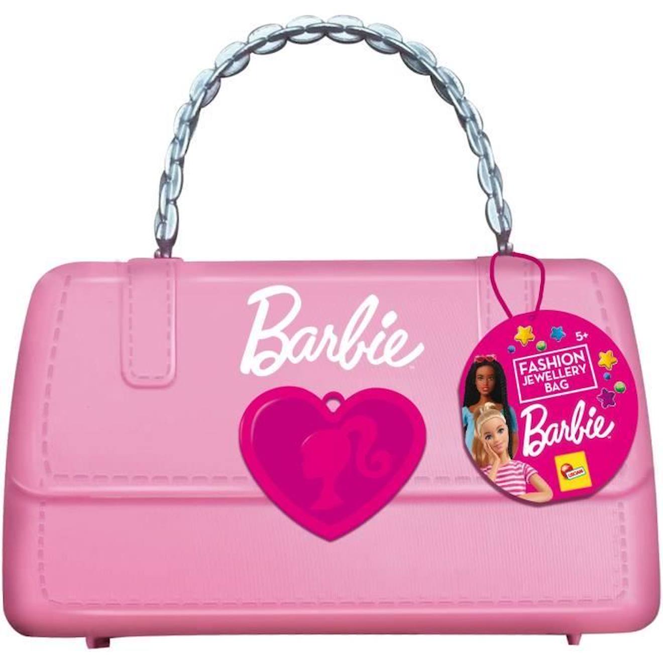 Kit Bijoux - Barbie - Sac Mode Inspiré D'un Grand Couturier - Lisciani Rose