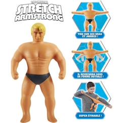 -Figurine Stretch Armstrong étirable de 25 cm pour enfants dès 5 ans - TRE03