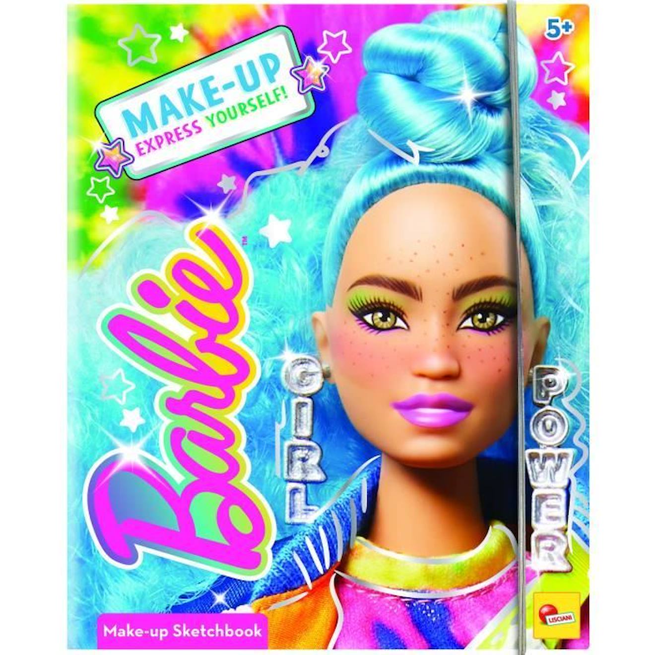 Sketchbook - Barbie Sketch Book Make Up - Lisciani - Pour Apprendre Et Se Maquiller Bleu