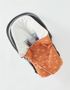 Linge de maison et décoration-Linge de lit bébé-Couverture promenade caramel en jersey - NOUKIE'S - Autres motifs - Coton - Marron - 1 mois