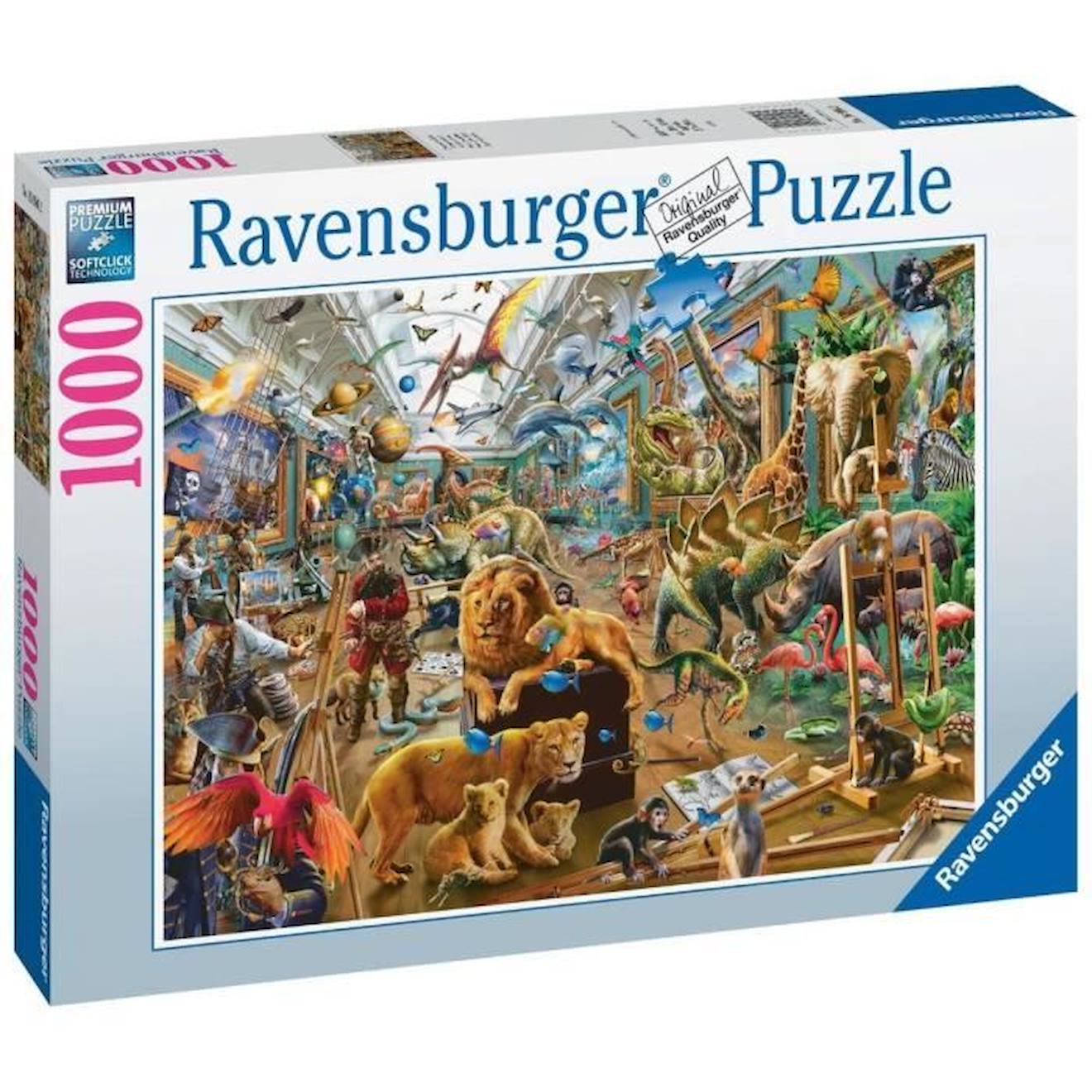 Puzzle 1000 Pièces - Ravensburger - Le Musée Vivant - Paysage Et Nature - Détente Et Relaxation Blan