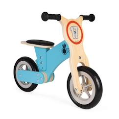 Jouet-Jeux de plein air-Tricycles, draisiennes et trottinettes-Draisiennes-Draisienne évolutive en Bois - JANOD - Bikloon Little Racer - 2 roues - Bleu - Mixte