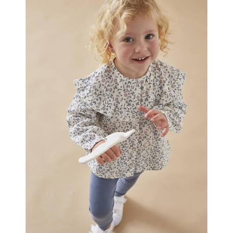 Set blouse fleurie + legging BLEU 2 - vertbaudet enfant 