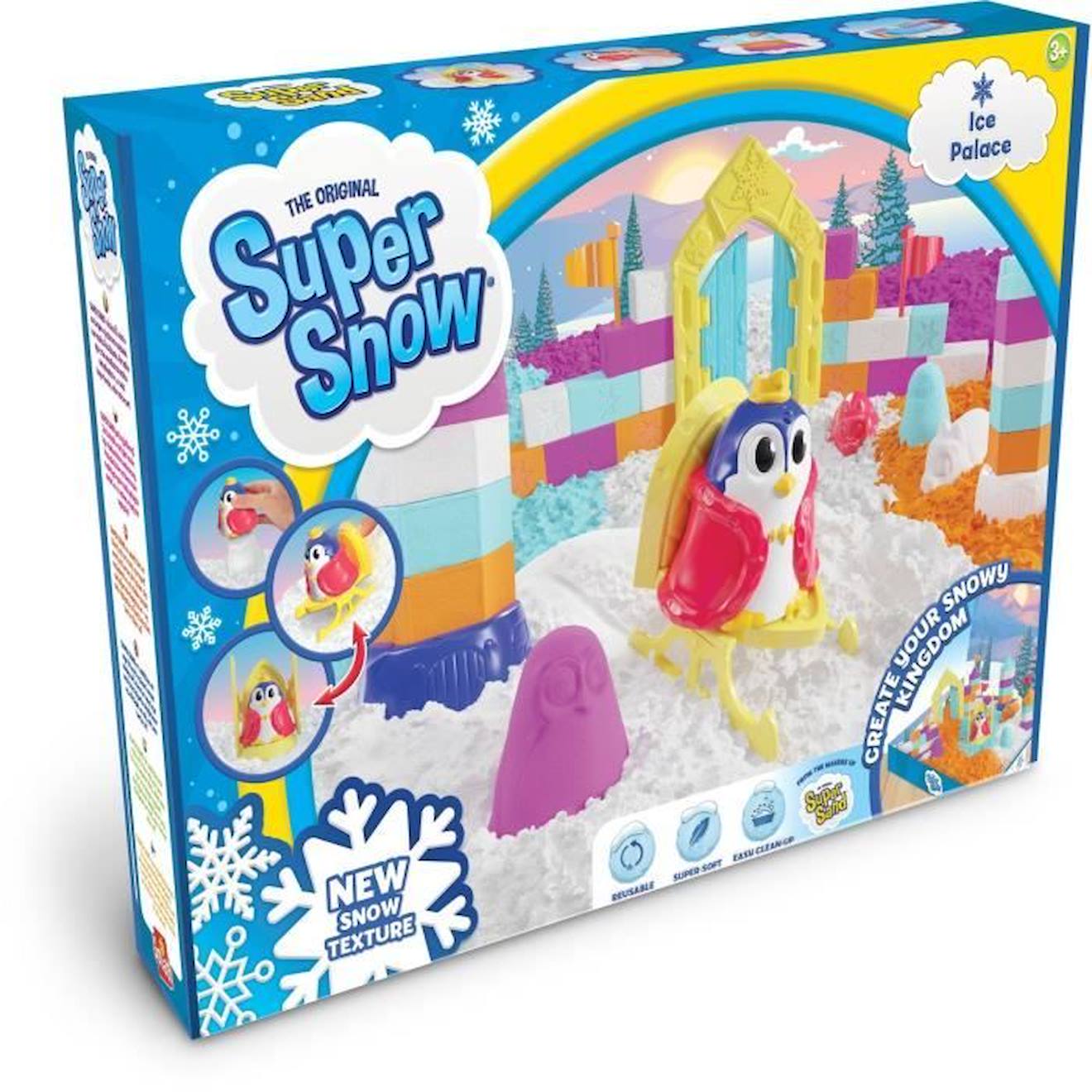 Super Snow Ice Palace - Loisir Créatif - Sable À Modeler - Goliath Bleu