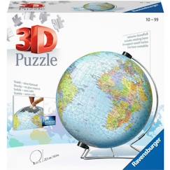 Puzzle 3D Globe 540 pièces - Ravensburger - Éducatif pour enfants - Sans colle - Dès 12 ans  - vertbaudet enfant