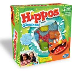 Jouet-Jeux de société-Jeux classiques et de réflexion-HIPPOS GLOUTONS - Jeu de societe pour enfants - Version francaise