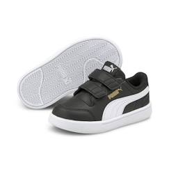 Chaussures-Baskets enfant Puma Shuffle V - noir/blanc/doré