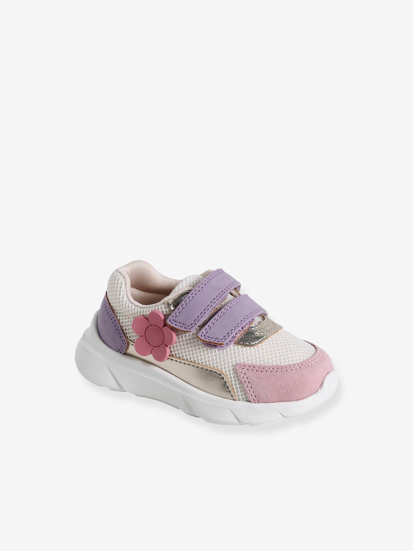 Baskets scratchées bébé lot rose