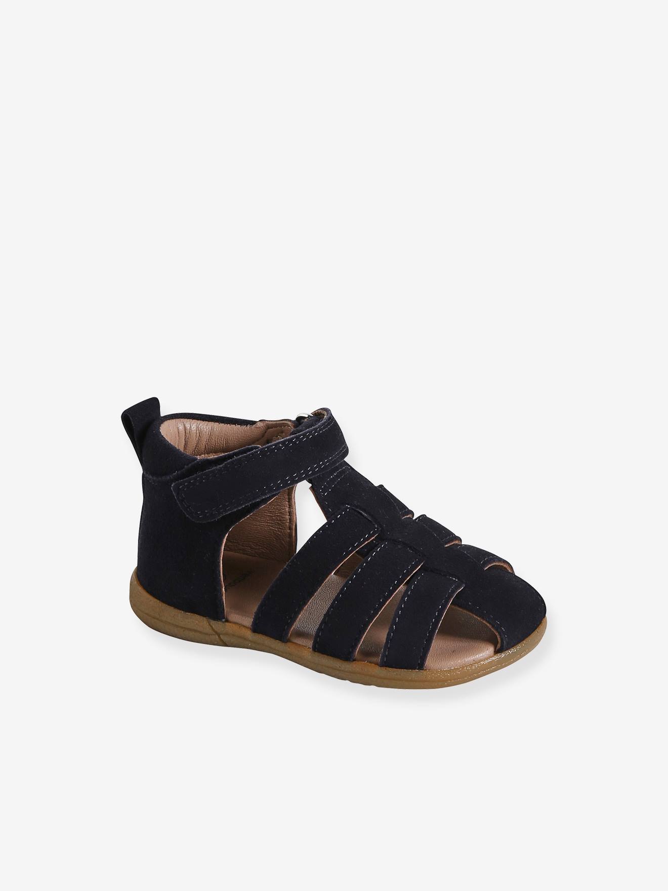 Chaussures premiers pas bb scratchs marine 27 €