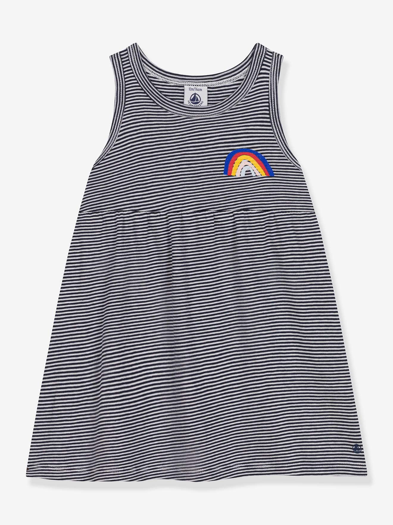 Robe sans manches bébé bleu