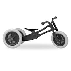 Jouet-Jeux de plein air-Tricycles, draisiennes et trottinettes-Draisiennes-Draisienne Wishbone Recycled Edition noire 3 en 1 - WISHBONE DESIGN STUDIO