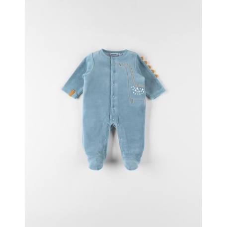 Bébé-Pyjama 1 pièce imprimé dino en velours