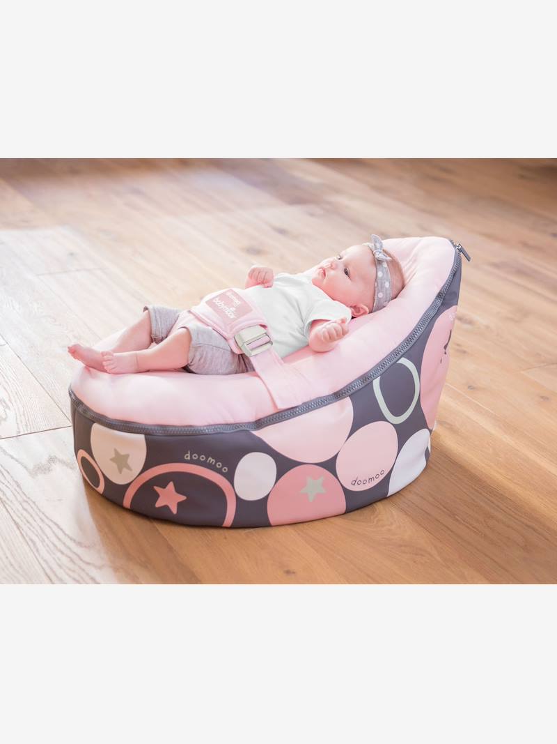 Transat et pouf Doomoo Nid BABYMOOV bear grey Babymoov