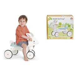 Jouet-Jeux de plein air-Tricycles, draisiennes et trottinettes-Draisiennes-Draisienne à 4 Roues Junior Blanc - Tender Leaf Toys - Loopfiets