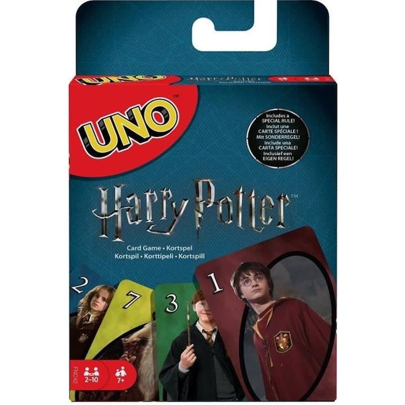 Jeu De Cartes Uno Harry Potter De Mattel Games - Pour 2 À 10 Joueurs Dès 7 Ans Vert
