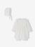 Ensemble cérémonie bébé : robe, bloomer et béguin blanc 5 - vertbaudet enfant 