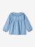 Blouse bébé fille en denim léger personnalisable denim bleached 3 - vertbaudet enfant 