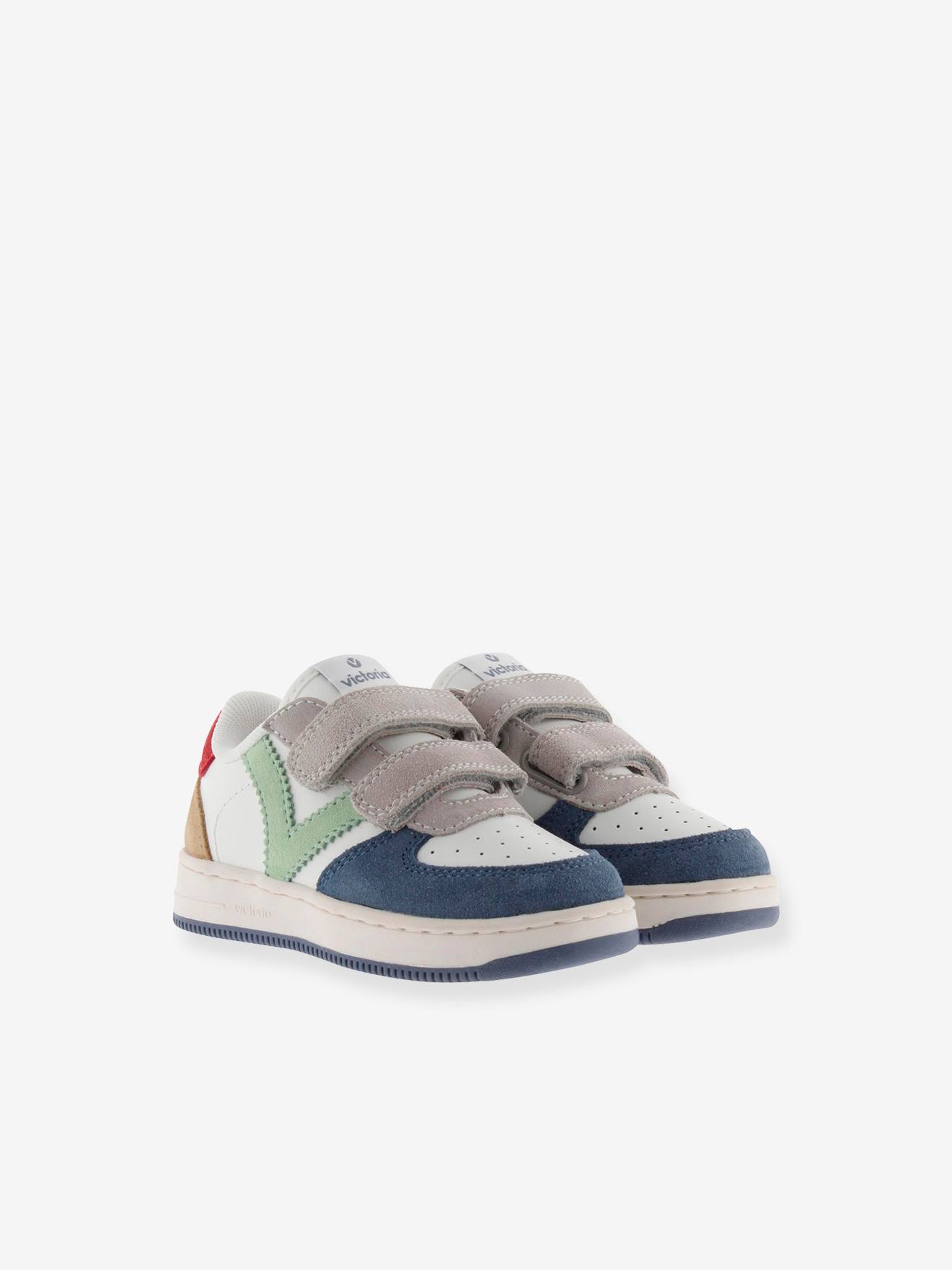 Baskets enfant Tiempo Tiras Serraje Multicolor bleu jean