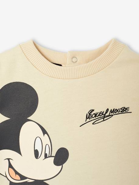 Sweat-shirt bébé Disney® Mickey écru 3 - vertbaudet enfant 