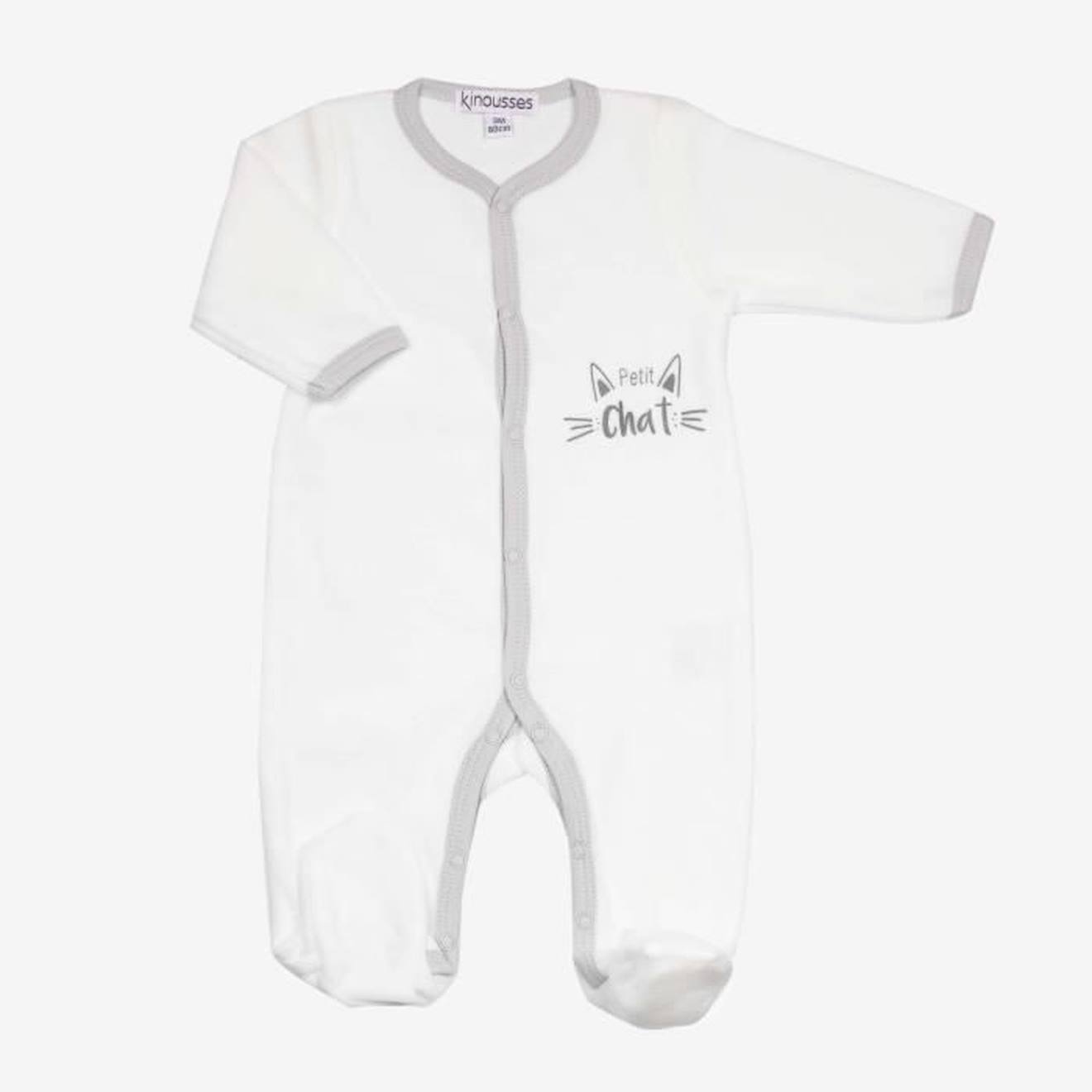 Pyjama Bébé - Trois Kilos Sept Blanc