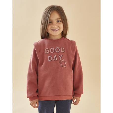 Fille-Pull, gilet, sweat-Sweat "Good day"