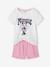 Pyjashort bicolore fille Disney® Minnie Blanc/rose 1 - vertbaudet enfant 