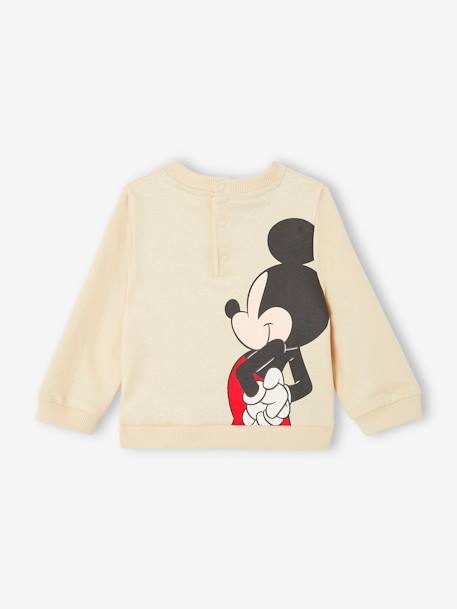 Sweat-shirt bébé Disney® Mickey écru 2 - vertbaudet enfant 