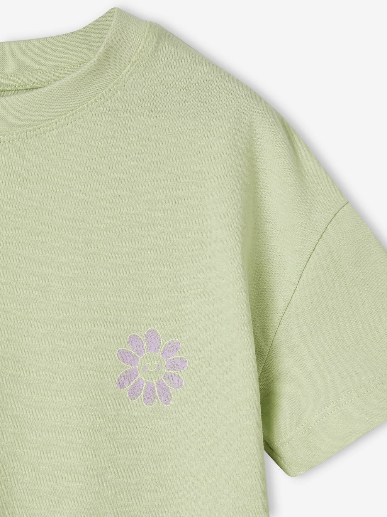 T-shirt Blanc Pour Fille 4 Ans - Marque Vertbaudet, Neuf Sans étiquette