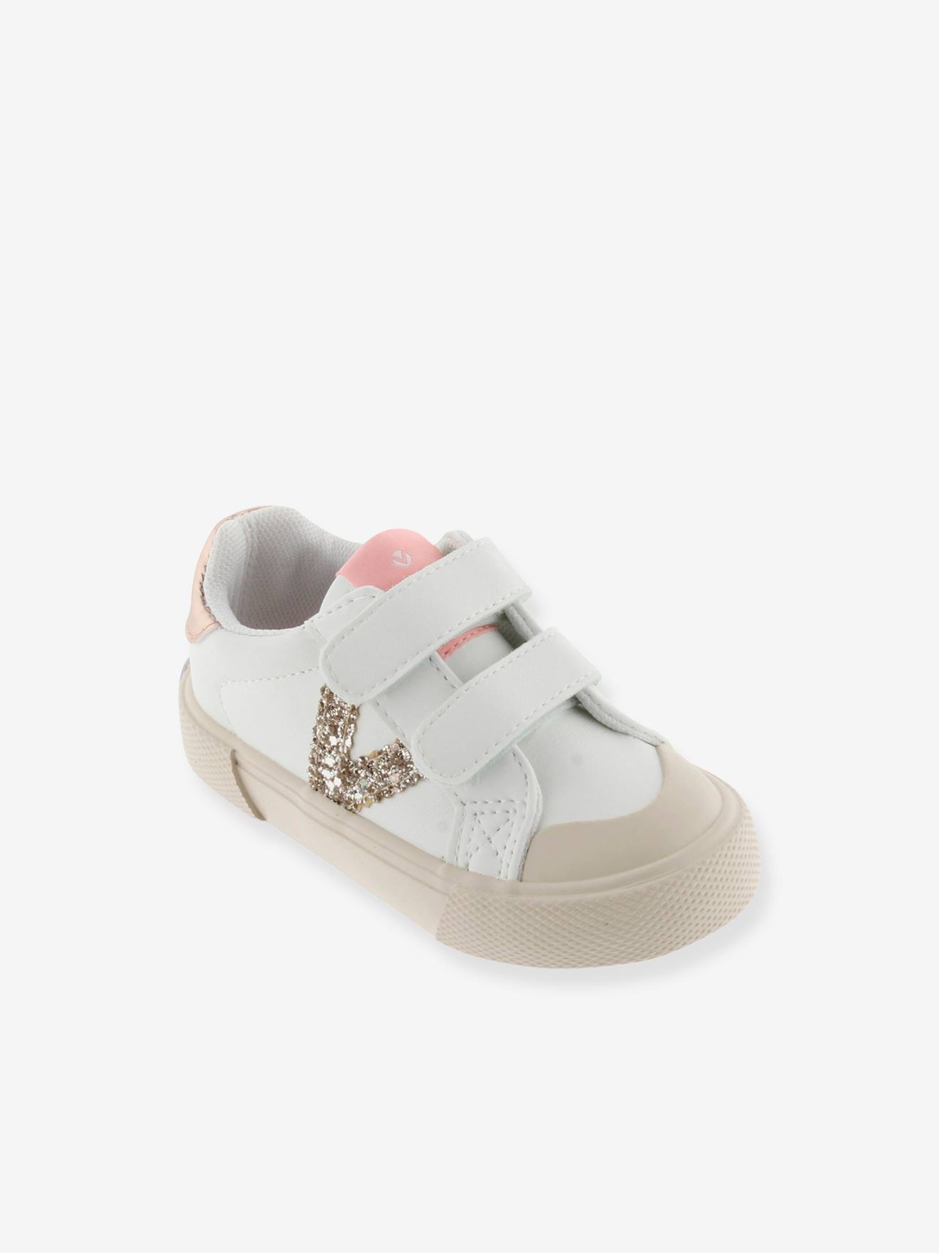 Baskets enfant Tribu Tiras Efecto Piel blanc