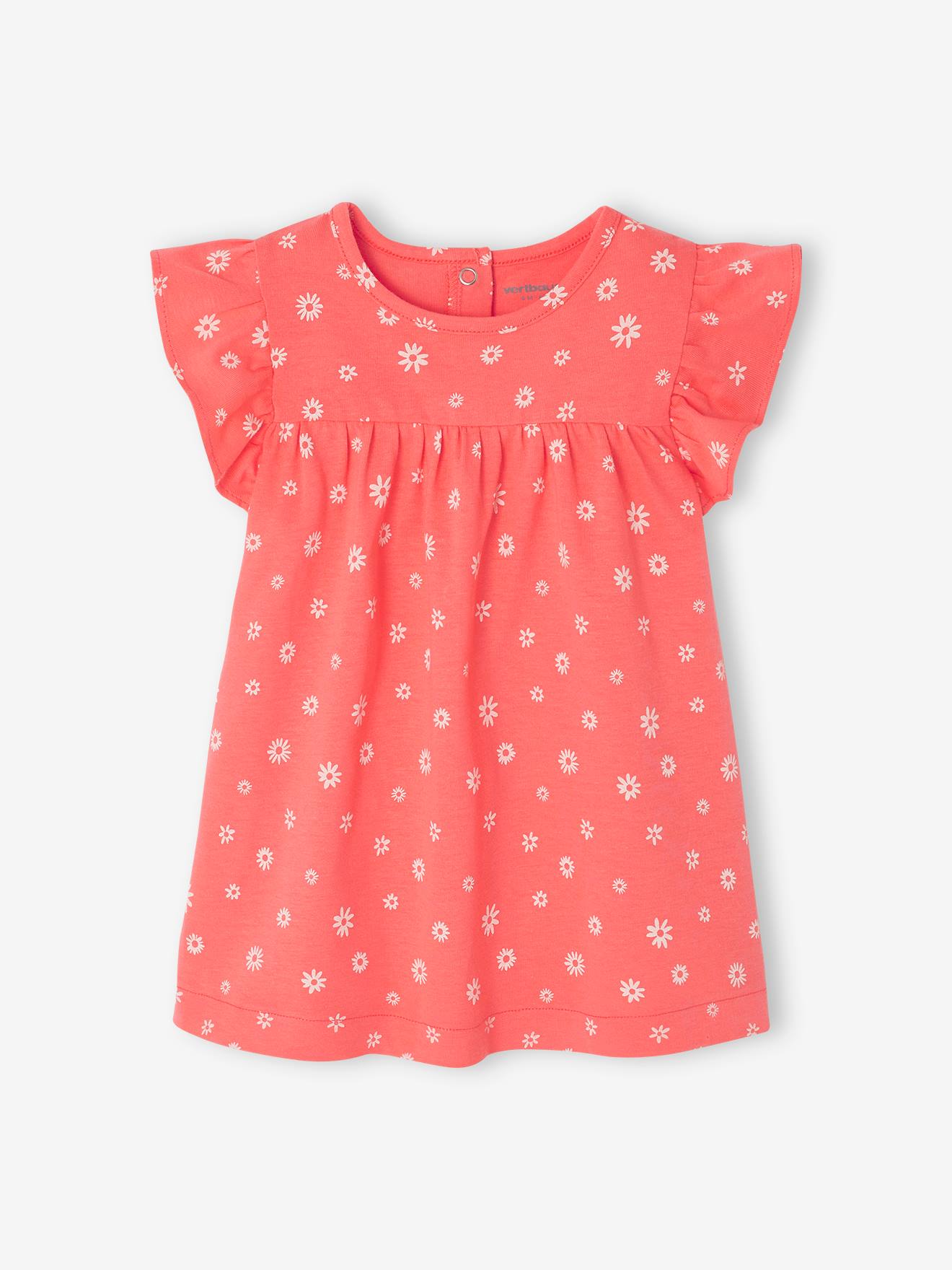 Robe bébé en jersey BASICS fuchsia