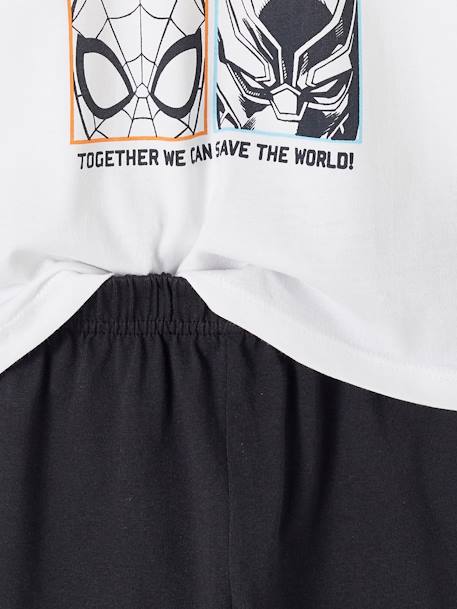 Pyjashort bicolore garçon Marvel® Avengers Blanc/anthracite 5 - vertbaudet enfant 