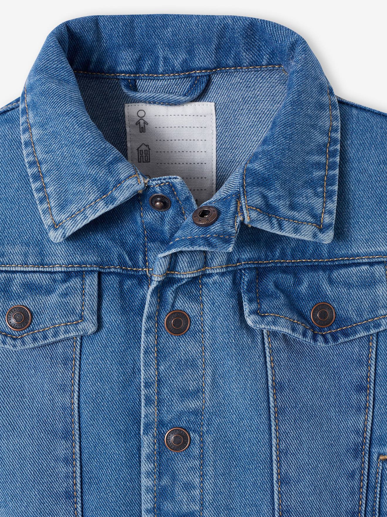 Veste bébé en jean stone (Vertbaudet) - Image 2