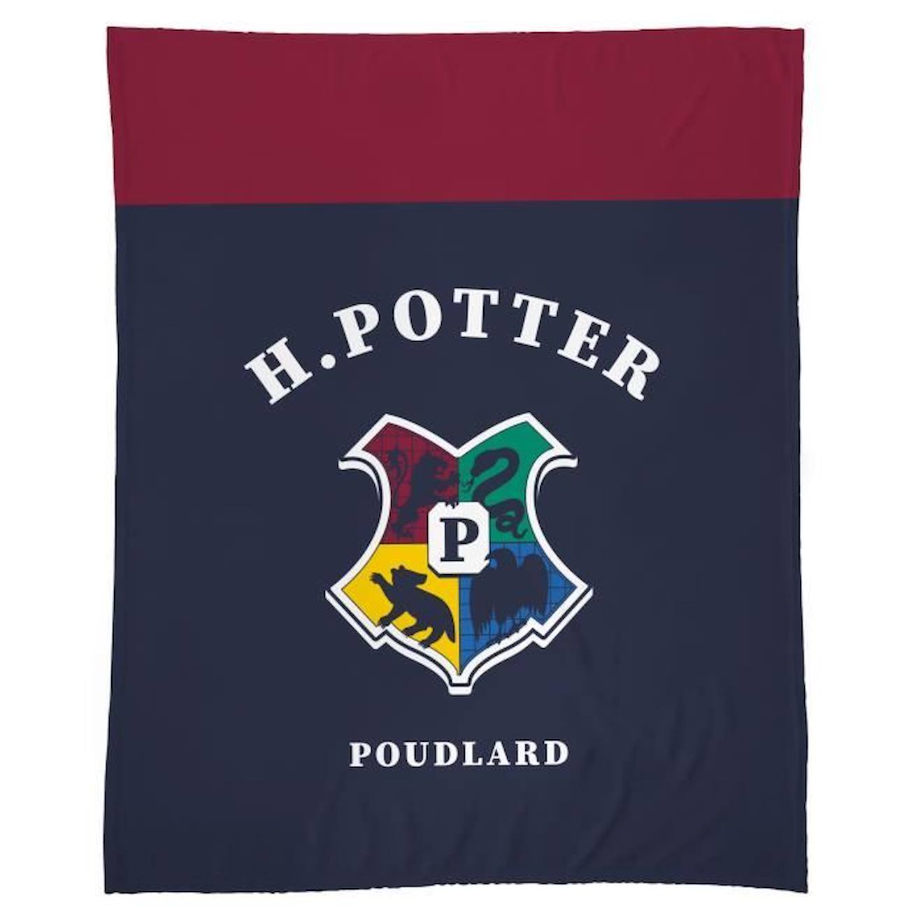 Plaid Logo de Poudlard Harry Potter Couverture Polaire Plaid Canapé -  ProduitPOD