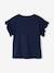 T-shirt fille motif fantaisie manches courtes volantées anthracite+jaune pâle+marine+rose pâle 11 - vertbaudet enfant 