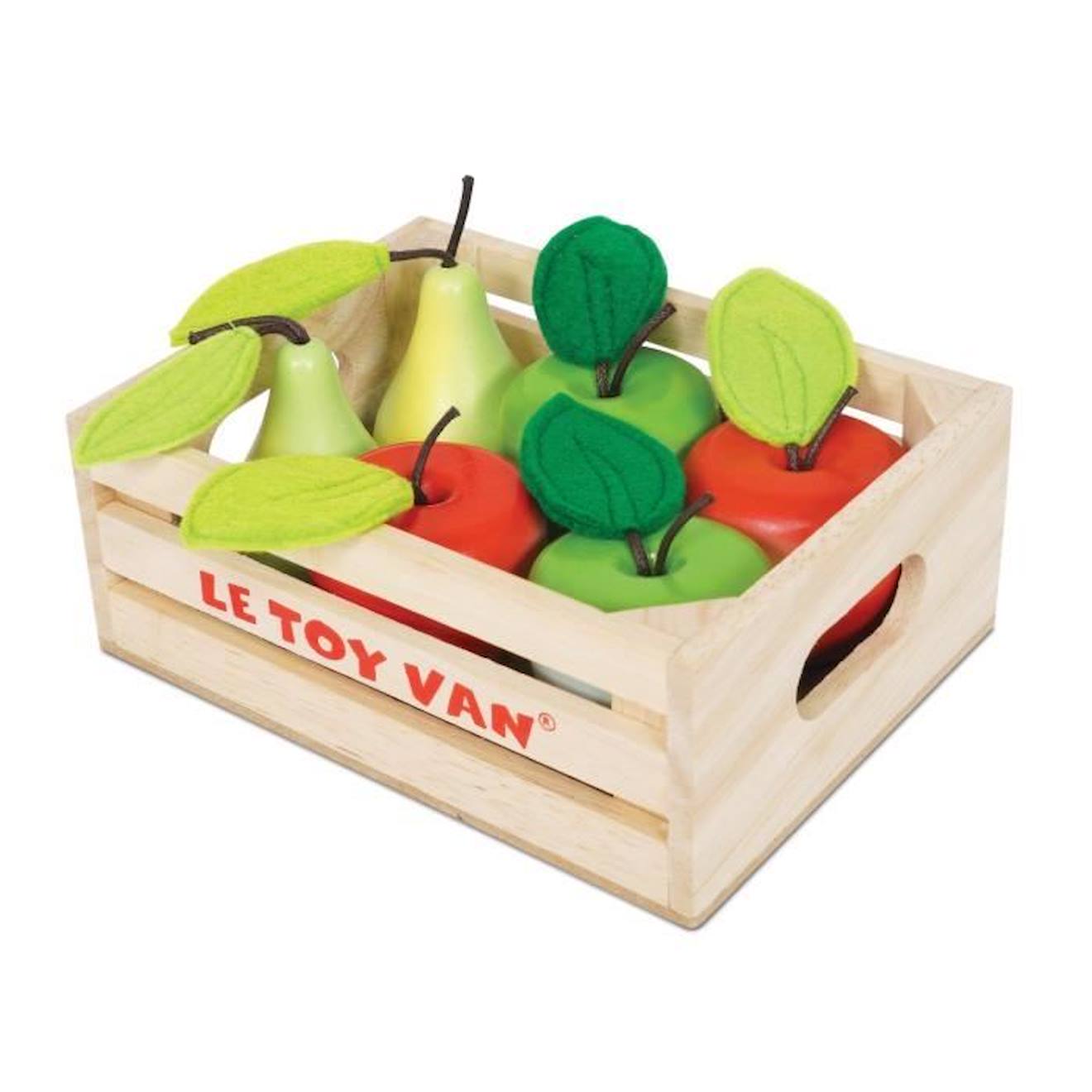 Cagette Pommes Et Poires - Le Toy Van - Jouet En Bois Vert