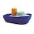 Plan Toys - Grand bateau modulable bleu 21 cm - ASA TOYS VIOLET 1 - vertbaudet enfant 