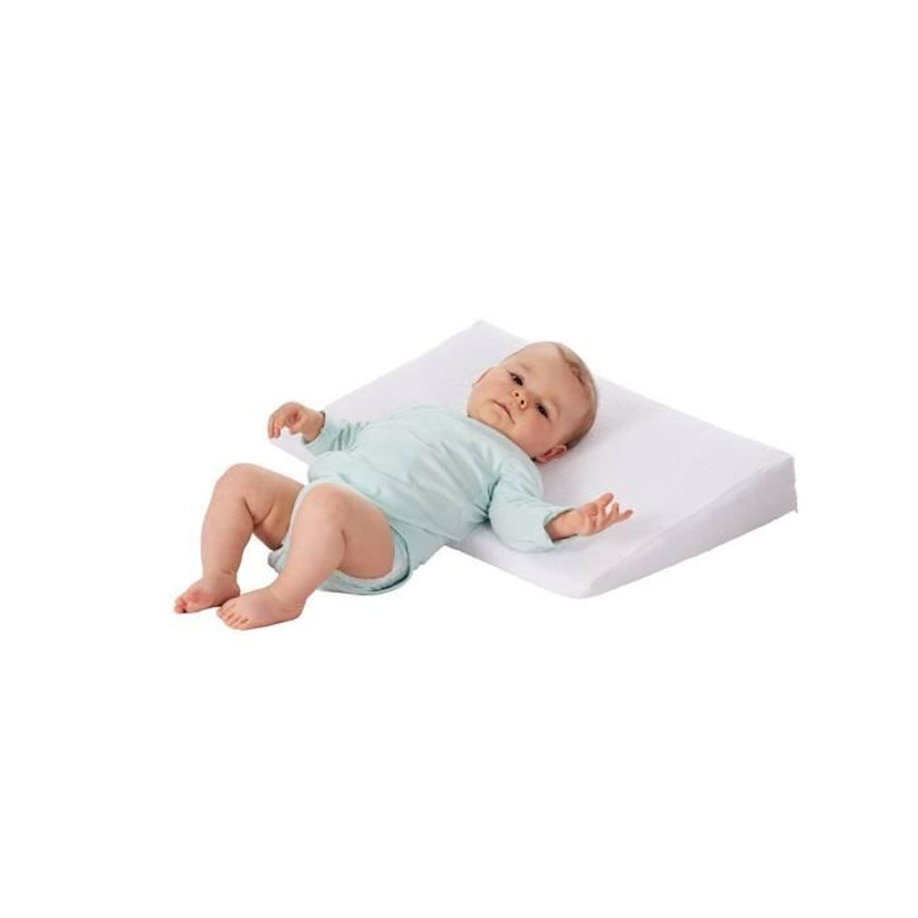 Plan incliné 10° coton organique pour lit bébé en 70 x 140 cm